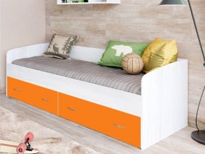 Кровать с выкатными ящиками Винтерберг, оранжевый в Снежинске - snezhinsk.magazinmebel.ru | фото