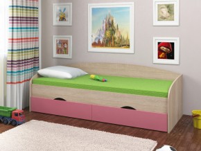 Кровать Соня 2 сонома-розовый в Снежинске - snezhinsk.magazinmebel.ru | фото