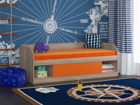 Кровать Соня 4 сонома-оранжевый в Снежинске - snezhinsk.magazinmebel.ru | фото