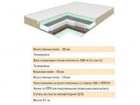 Матрас Тиссая 120х200 в Снежинске - snezhinsk.magazinmebel.ru | фото - изображение 2