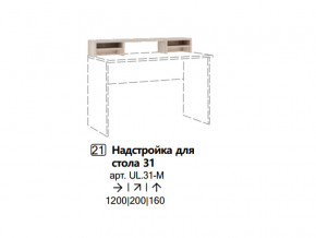 Надстройка для стола 31 (Полка) в Снежинске - snezhinsk.magazinmebel.ru | фото
