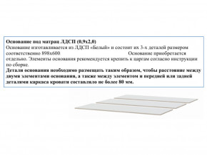 Основание из ЛДСП 0,9х2,0м в Снежинске - snezhinsk.magazinmebel.ru | фото