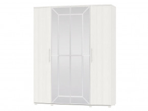 Шкаф 4-х дверный Амели 4-5200 Рамух белый в Снежинске - snezhinsk.magazinmebel.ru | фото