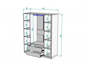 Шкаф Malta light H302 Белый в Снежинске - snezhinsk.magazinmebel.ru | фото - изображение 2