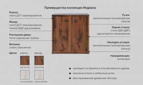 Спальня Индиана Дуб Саттер в Снежинске - snezhinsk.magazinmebel.ru | фото - изображение 2